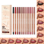 12-Piece Matte Lip Liner Set | Long Lasting Lip Contour Kit