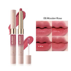Double-Headed Lipstick Matte & Moisturizing Lip Gloss