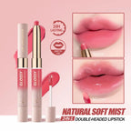 Double-Headed Lipstick Matte & Moisturizing Lip Gloss