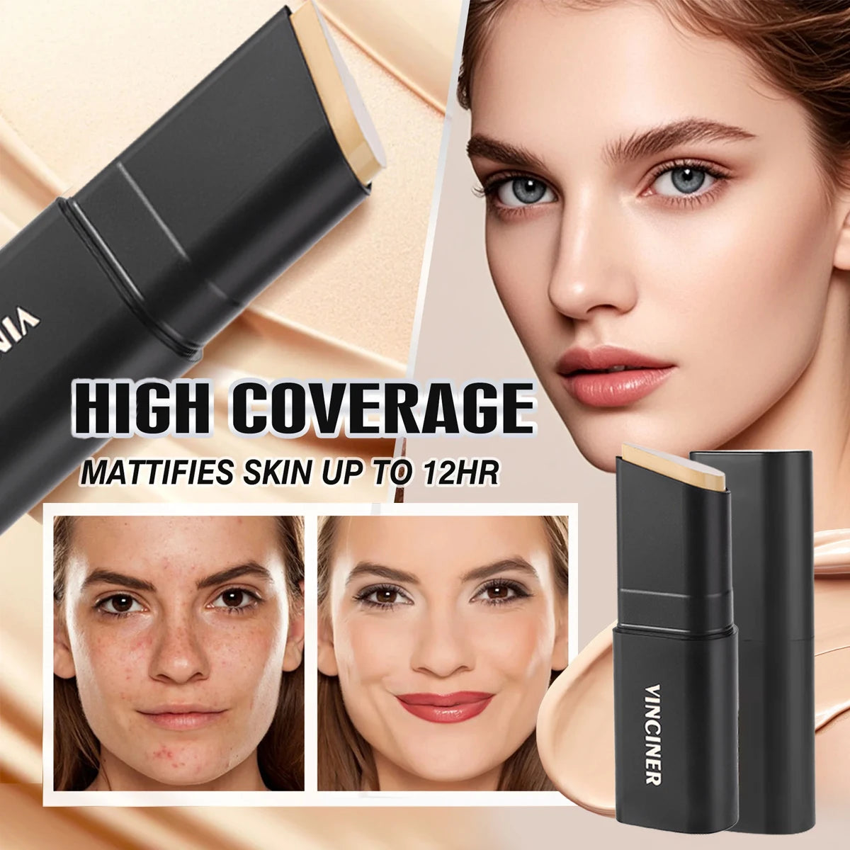 Full Coverage Concealer foundation Stick