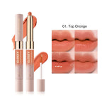 Double-Headed Lipstick Matte & Moisturizing Lip Gloss
