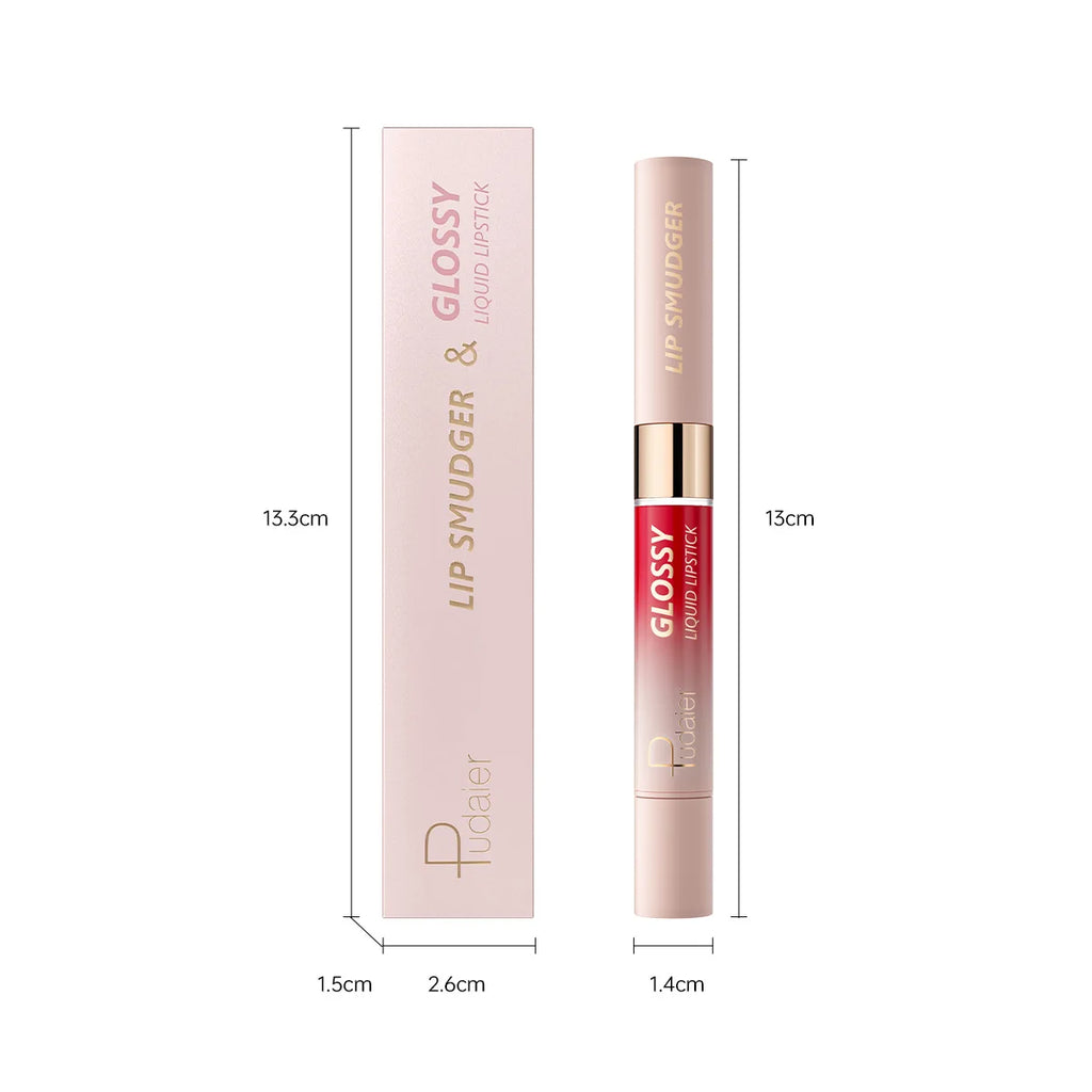Double-Headed Lipstick Matte & Moisturizing Lip Gloss