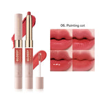 Double-Headed Lipstick Matte & Moisturizing Lip Gloss